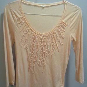 Peach J. Crew t-shirt size S